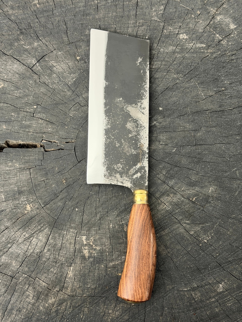 8" Chefs Cleaver, Native Ironwood, RSS440 - 200mm