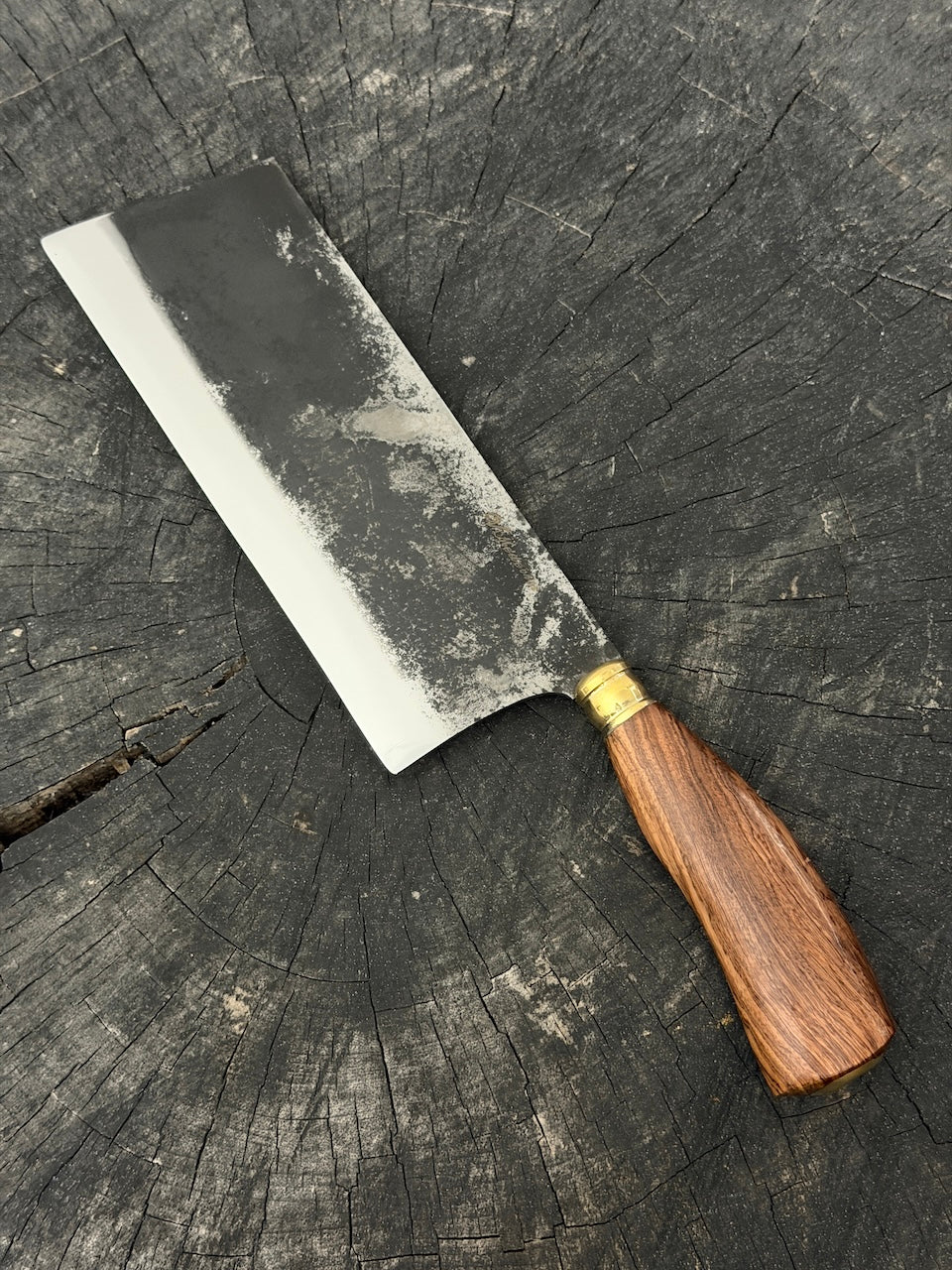 8" Chefs Cleaver, Native Ironwood, RSS440 - 200mm
