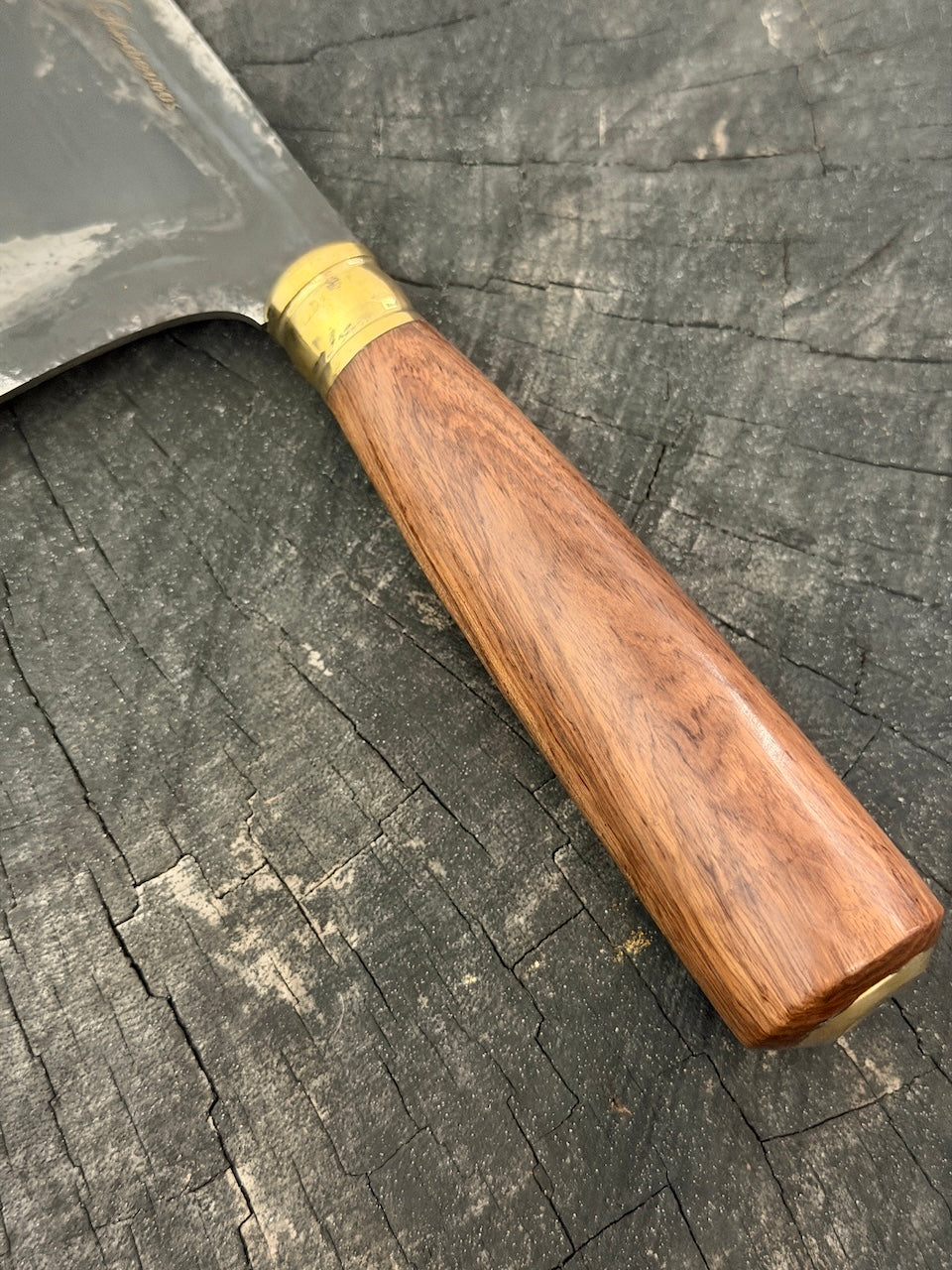 8" Chefs Cleaver, Native Ironwood, RSS440 - 200mm