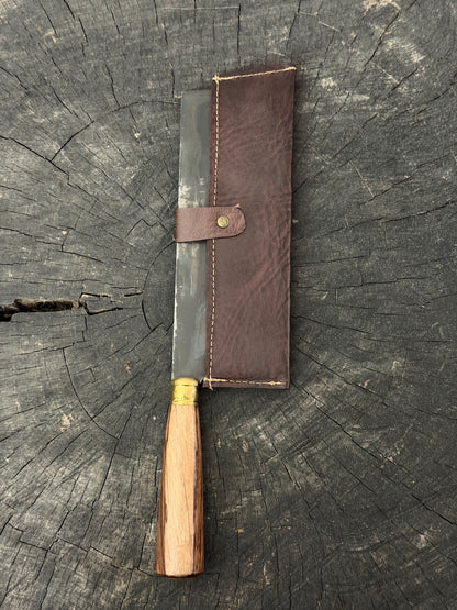 8" Chefs Cleaver, Native Ironwood, RSS440 - 200mm