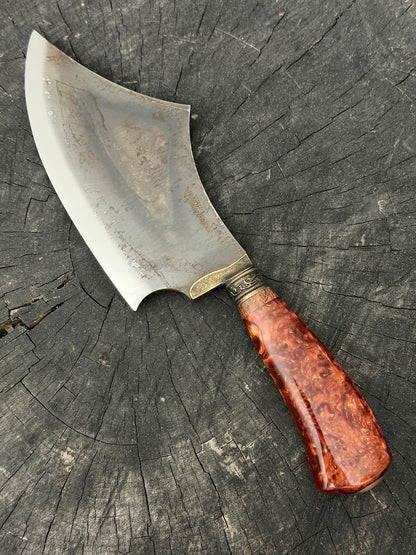 7" Cutelo Wild Cleaver, Inferno Custom Block, RSS440 - 180mm