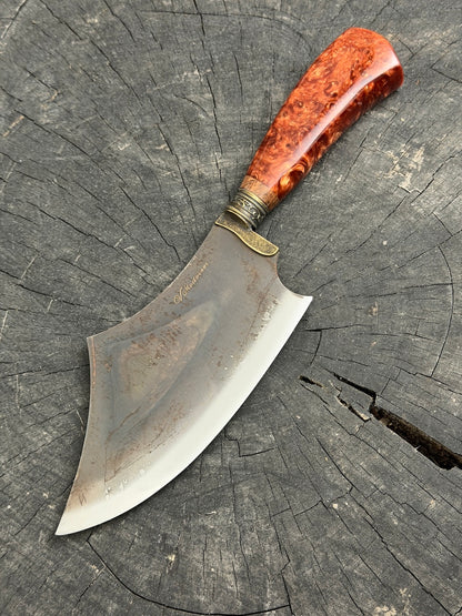 7" Cutelo Wild Cleaver, Inferno Custom Block, RSS440 - 180mm