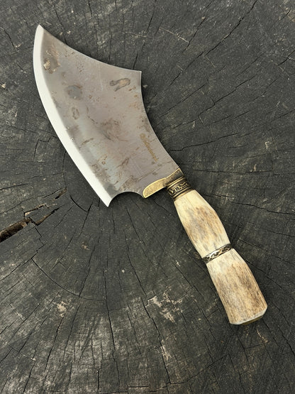 7" Cutelo Wild Cleaver, Deer Antler, RSS440 - 180mm