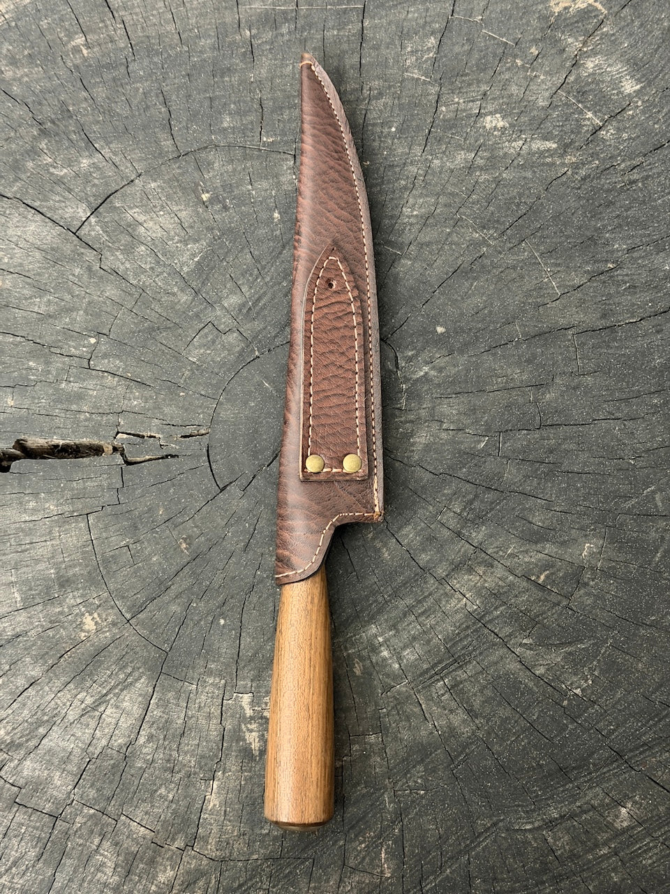 8" Chimango Knife, Native Hardwood, SS440 - 200mm