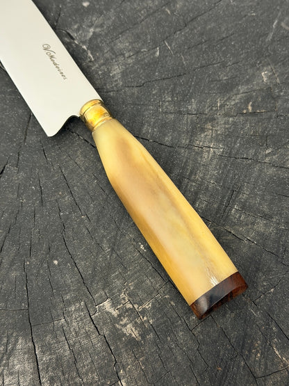 8" Chef Knife, Ostrich Bone, SS440 - 200mm