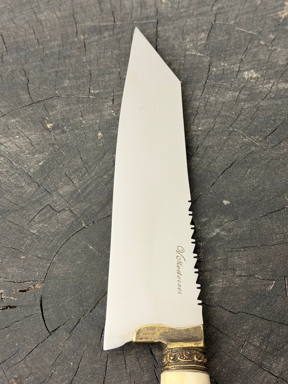 9" Bunka Pro Knife, Ostrich Bone, SS440 - 220mm