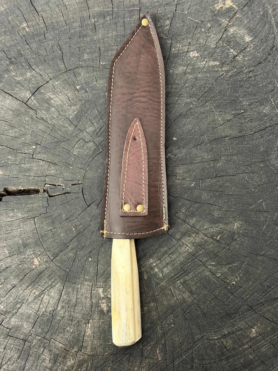 9" Bunka Pro Knife, Ostrich Bone, SS440 - 220mm