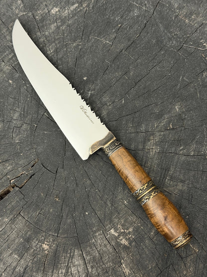 8" Artisan Knife, Ipê Hardwood, SS440 - 190mm