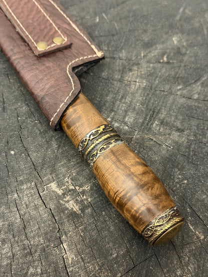8" Artisan Knife, Ipê Hardwood, SS440 - 190mm