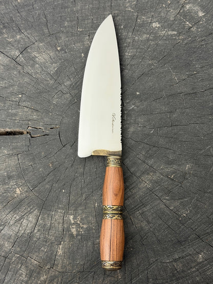 8" Picanha Chef Knife, Jacaranda Hardwood, SS440 - 200mm