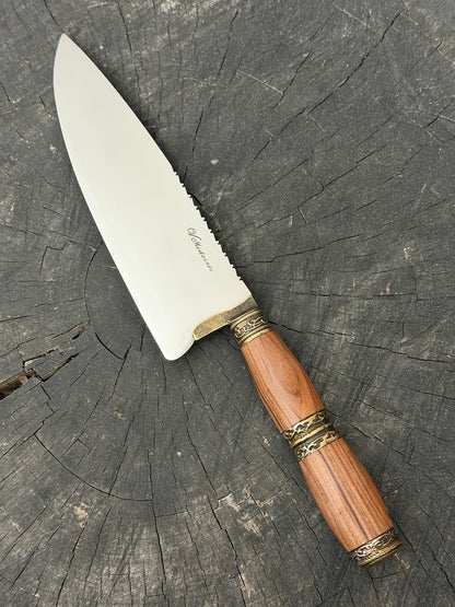 8" Picanha Chef Knife, Jacaranda Hardwood, SS440 - 200mm