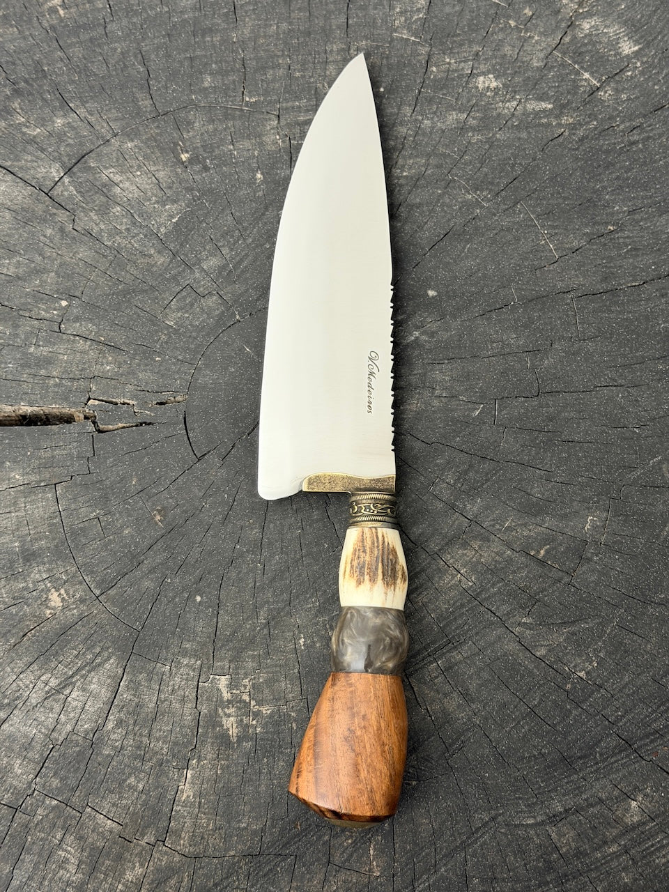 8" Picanha Chef Knife, Mixed Handle, SS440 - 200mm
