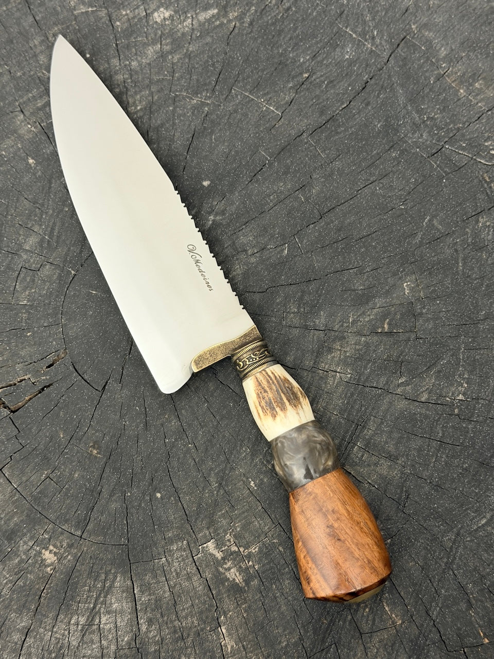 8" Picanha Chef Knife, Mixed Handle, SS440 - 200mm