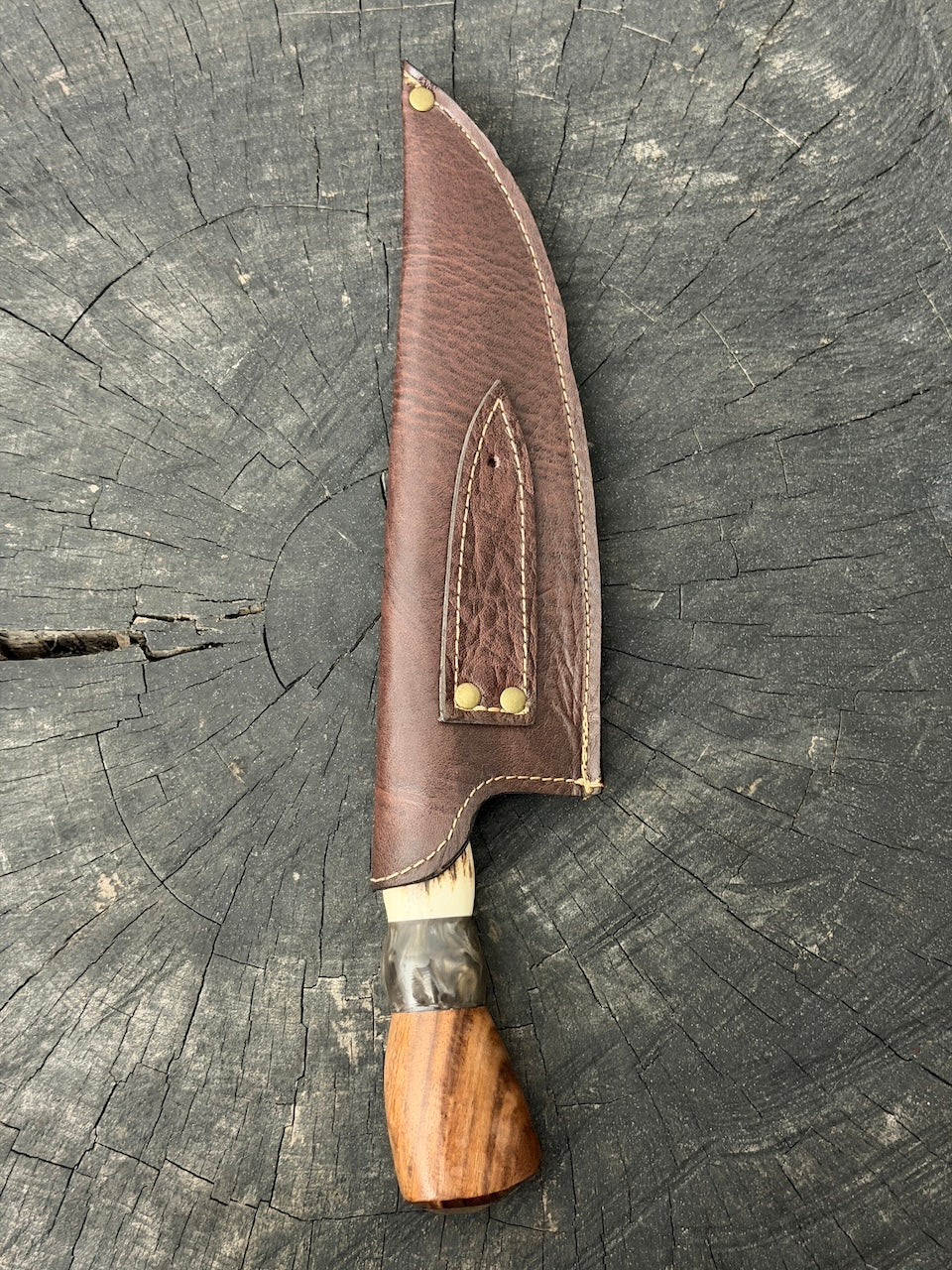 8" Picanha Chef Knife, Mixed Handle, SS440 - 200mm