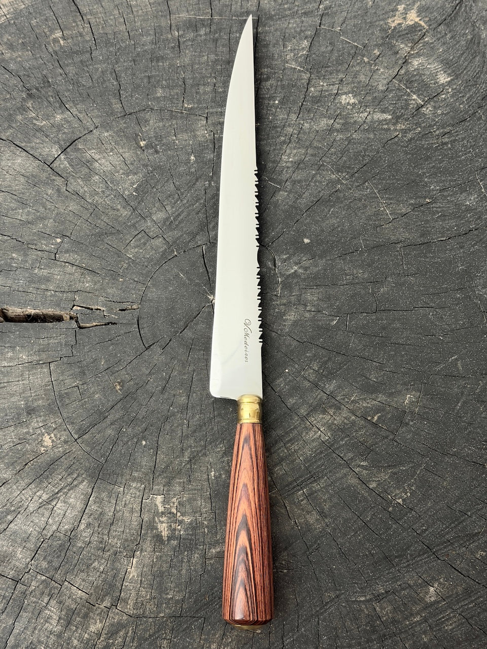 10" Chimango Knife, Violet Jacaranda Hardwood, SS440 - 250mm