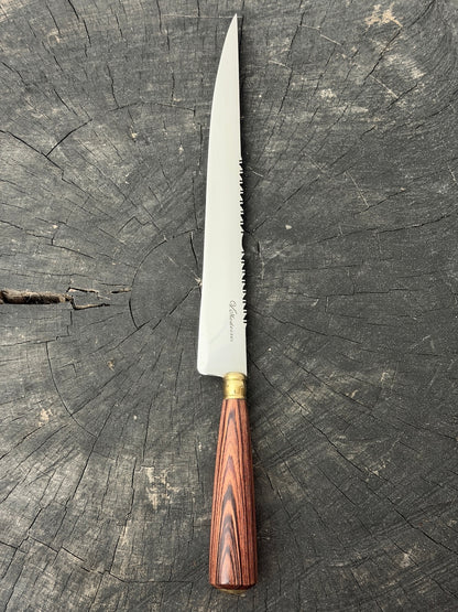 10" Chimango Knife, Violet Jacaranda Hardwood, SS440 - 250mm