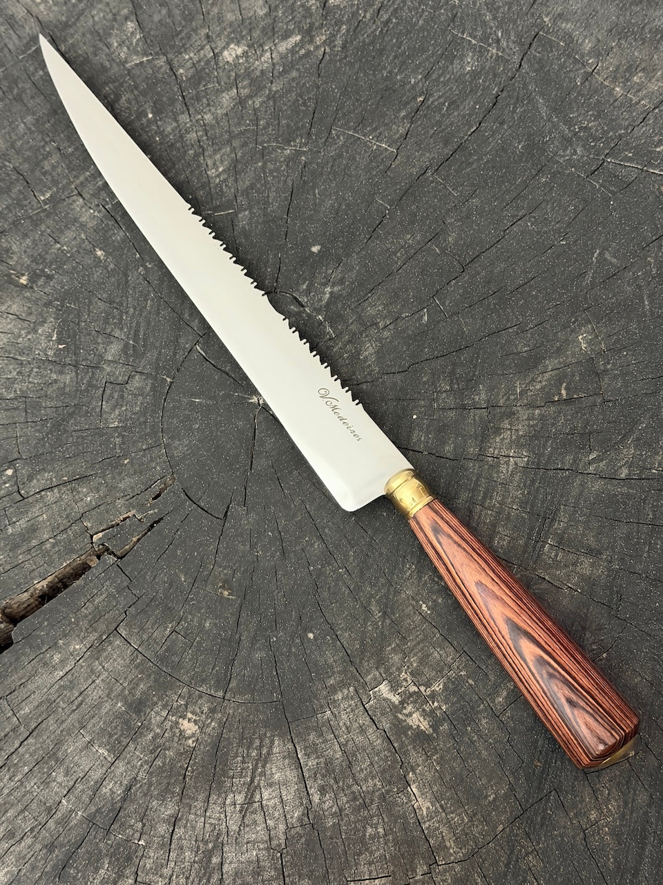 10" Chimango Knife, Violet Jacaranda Hardwood, SS440 - 250mm