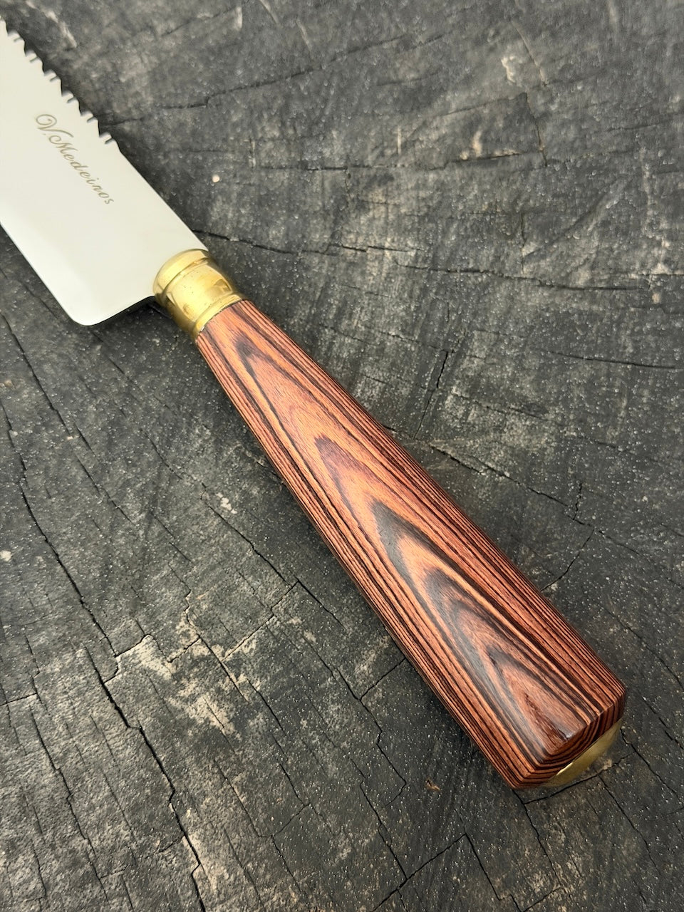 10" Chimango Knife, Violet Jacaranda Hardwood, SS440 - 250mm