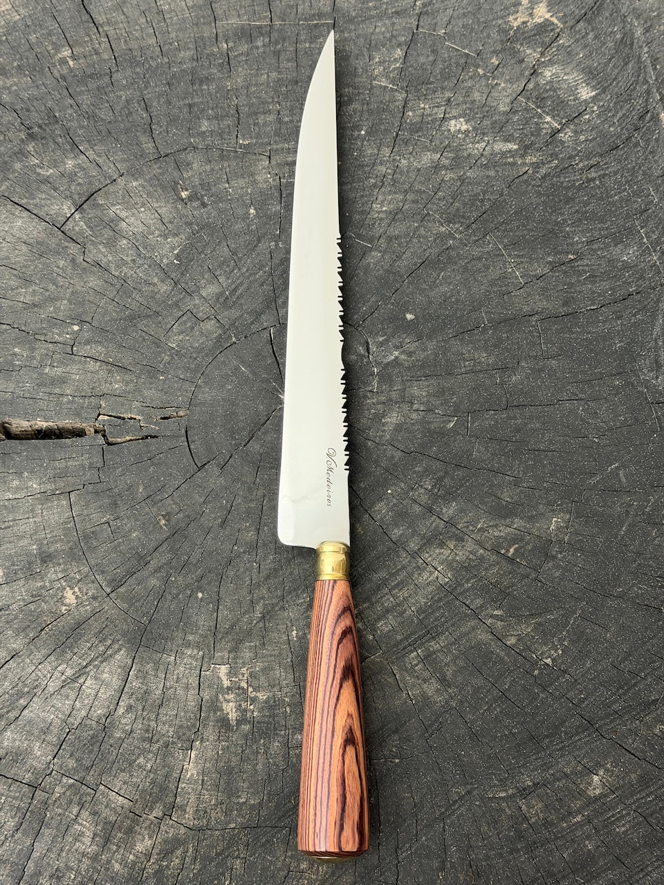 10" Chimango Knife, Violet Jacaranda Hardwood, SS440 - 250mm