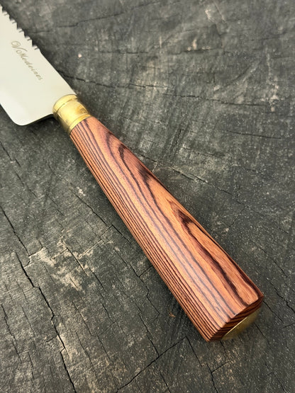10" Chimango Knife, Violet Jacaranda Hardwood, SS440 - 250mm