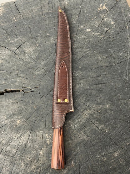10" Chimango Knife, Violet Jacaranda Hardwood, SS440 - 250mm