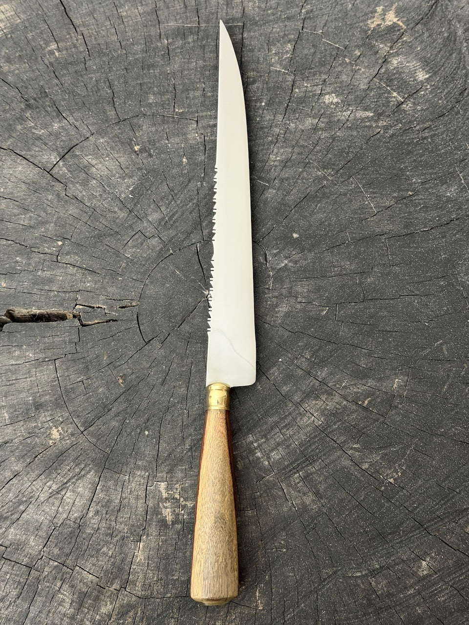 10" Chimango Knife, Brauninha Hardwood , SS440 - 250mm