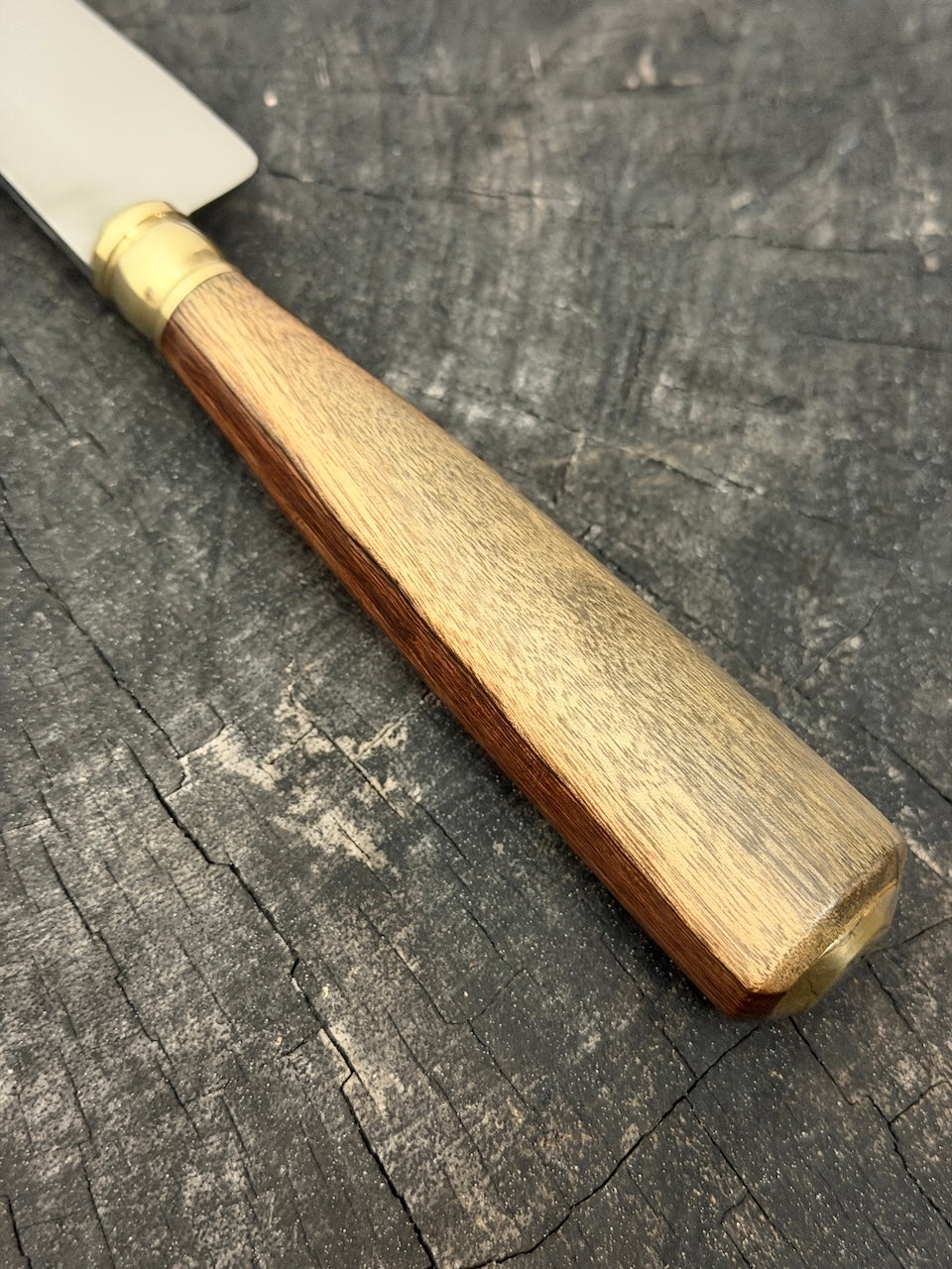 10" Chimango Knife, Brauninha Hardwood , SS440 - 250mm