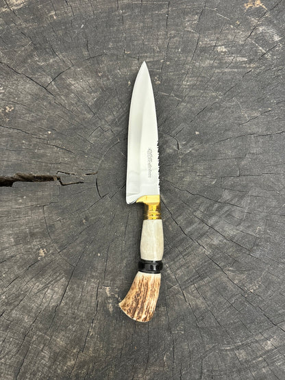 6&quot; Utility Knife, Deer Antler, SS440 - 150mm