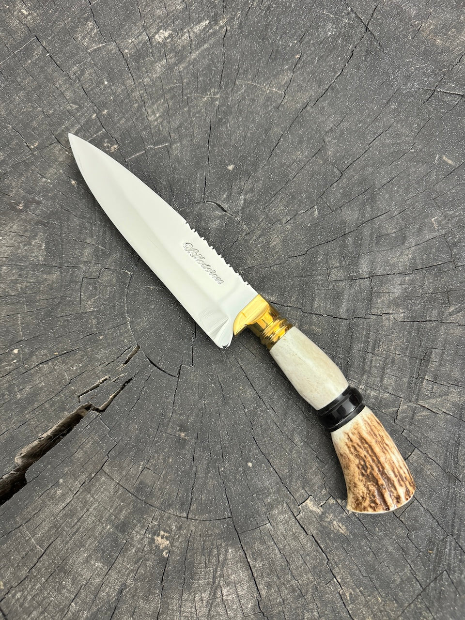 6&quot; Utility Knife, Deer Antler, SS440 - 150mm