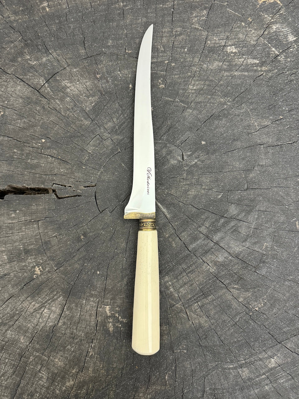 8&quot; Boning Knife, Ostrich Bone, SS420 - 200mm