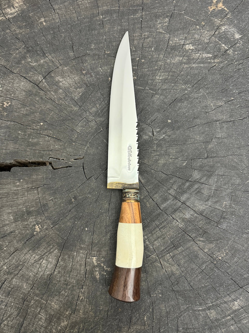 8&quot; Chef Knife, Mixed Hardwood, SS420 - 200mm