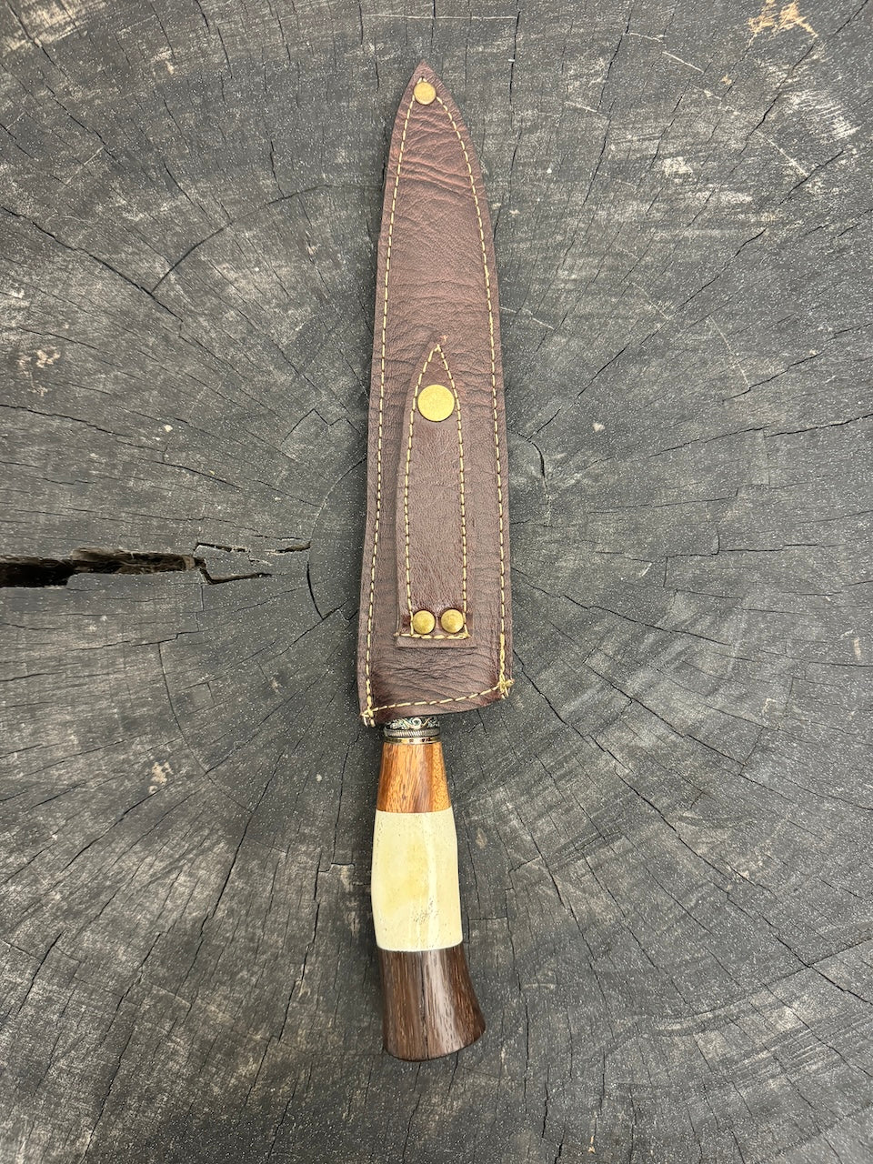 8&quot; Chef Knife, Mixed Hardwood, SS420 - 200mm