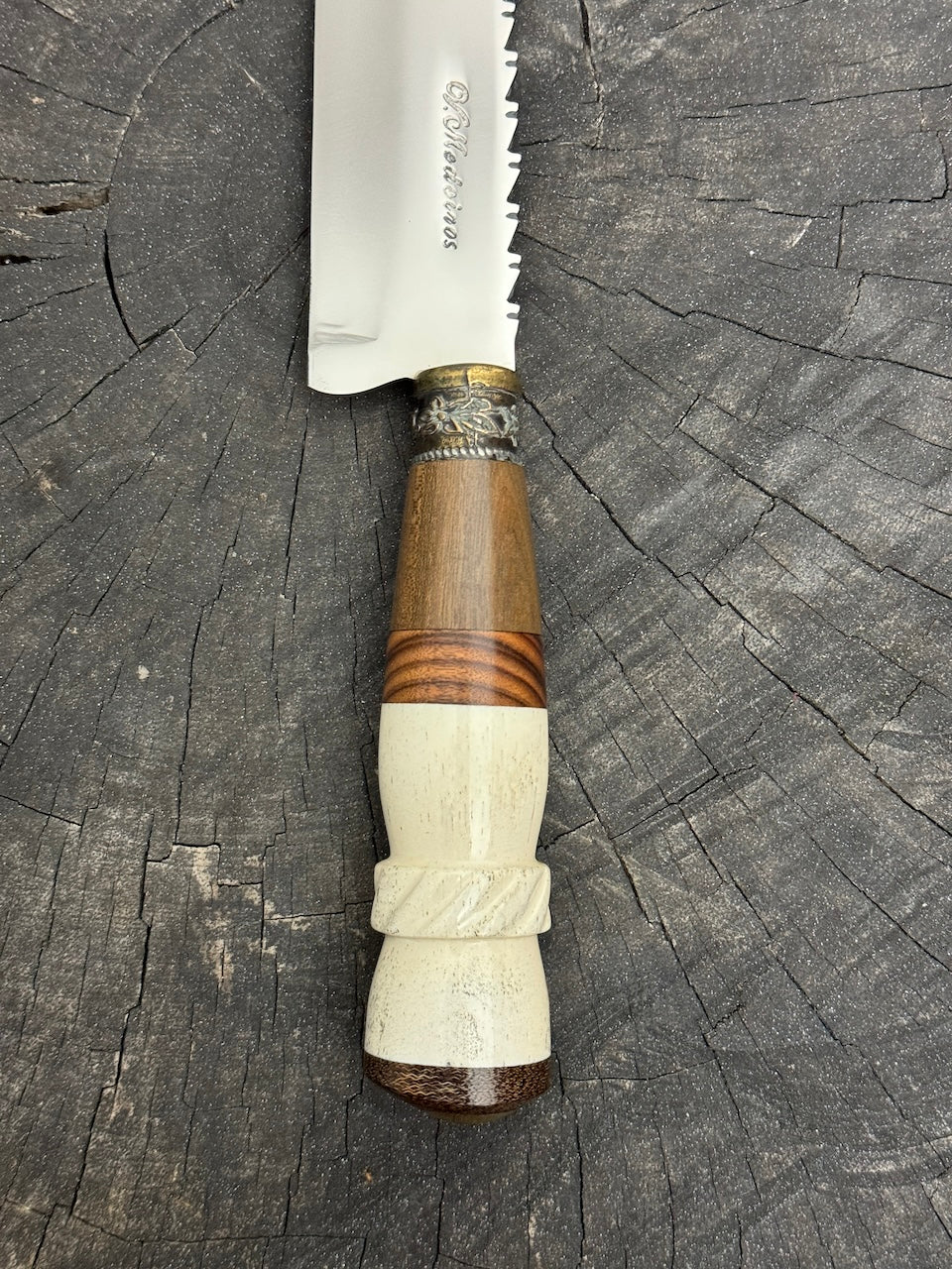 8&quot; Chef Knife, Mixed Hardwood, SS420 - 200mm