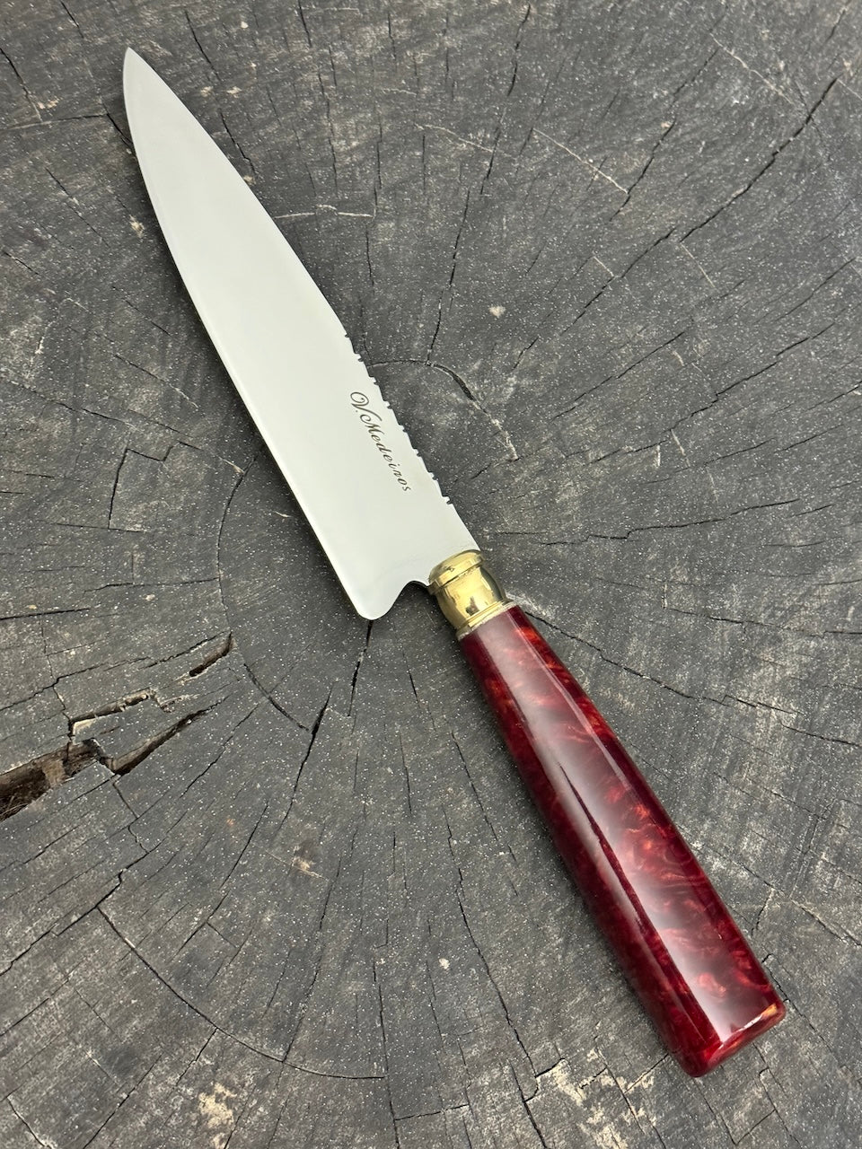 6&quot; Utility Knife, Custom Block, SS440 - 150mm