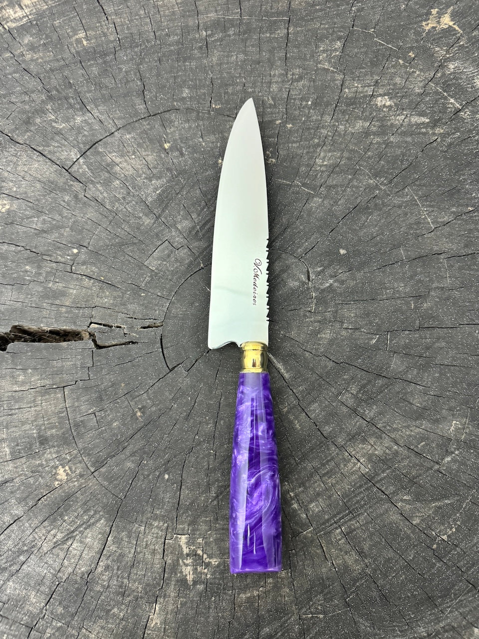 6&quot; Utility Knife, Custom Block, SS440 - 150mm