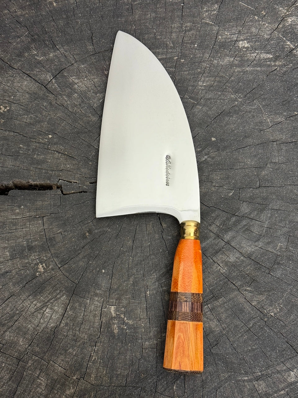 8&quot; Cutelo / Cleaver, Cherry Hardwood, SS440 - 190mm