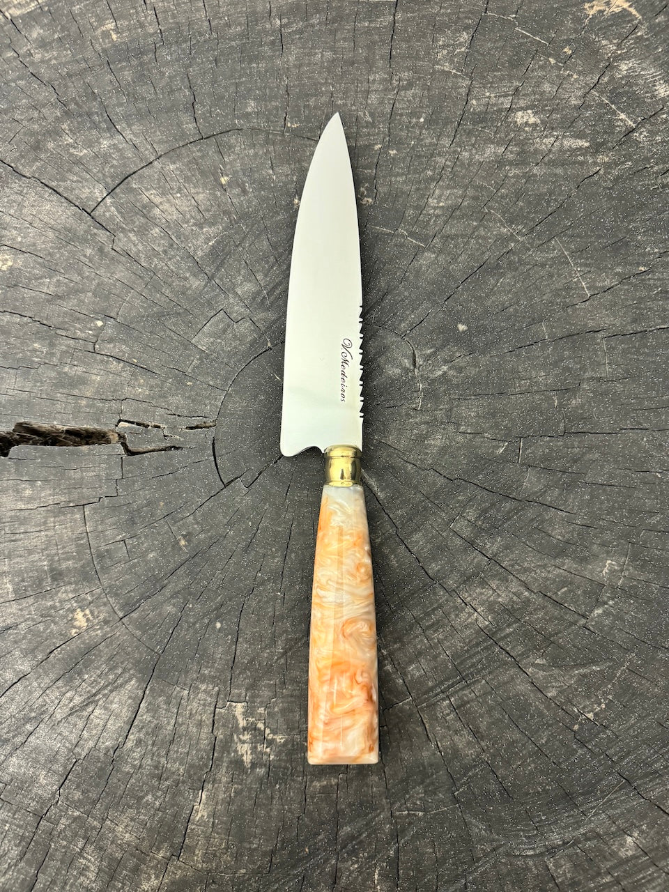 6&quot; Utility Knife, Custom Block, SS440 - 150mm