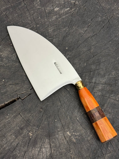 8&quot; Cutelo / Cleaver, Cherry Hardwood, SS440 - 190mm