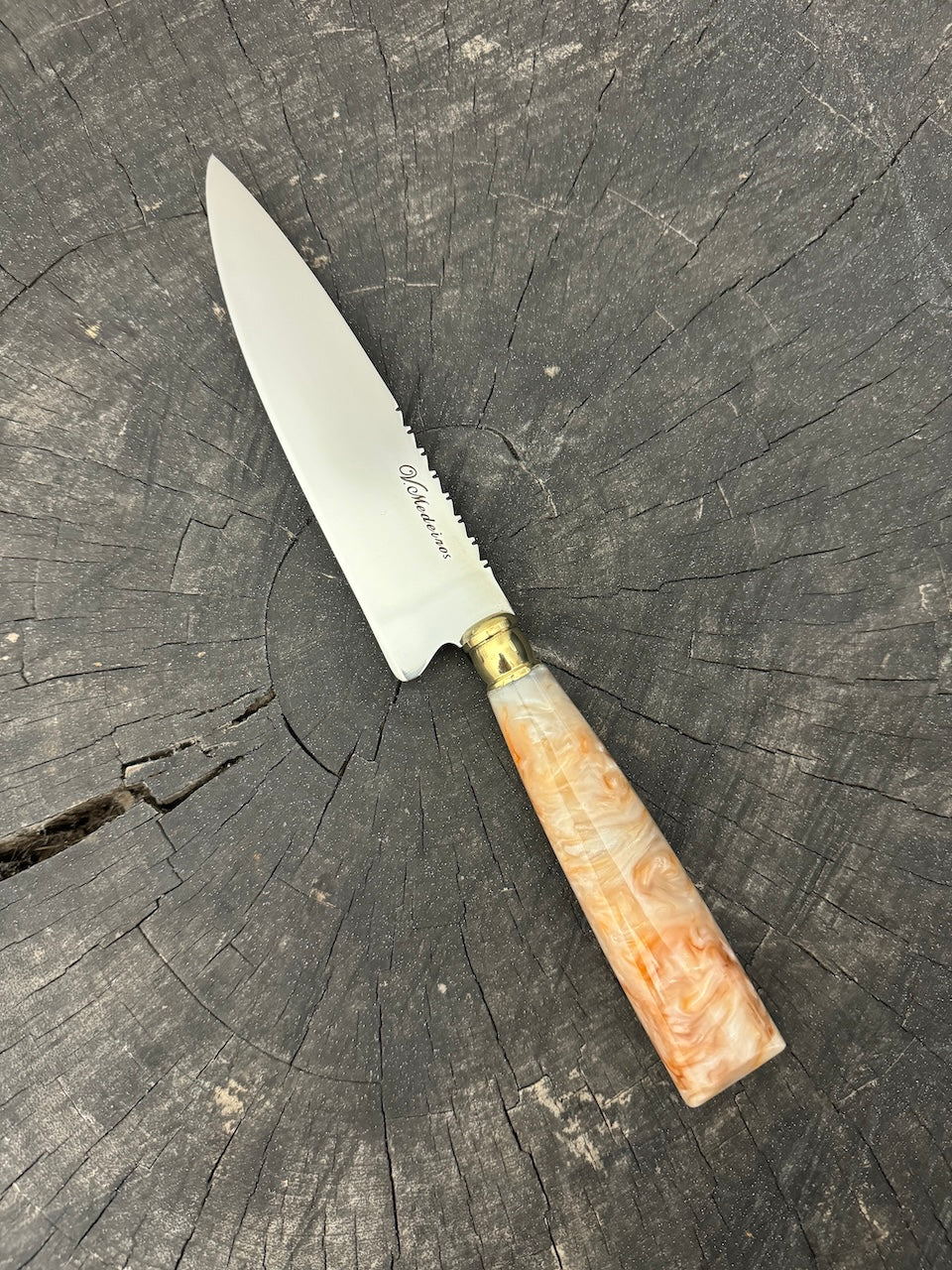 6&quot; Utility Knife, Custom Block, SS440 - 150mm