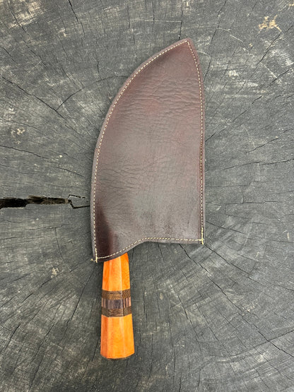 8&quot; Cutelo / Cleaver, Cherry Hardwood, SS440 - 190mm