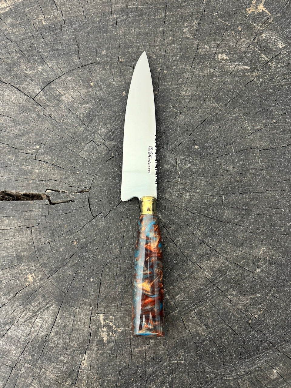 6&quot; Utility Knife, Custom Block, SS440 - 150mm