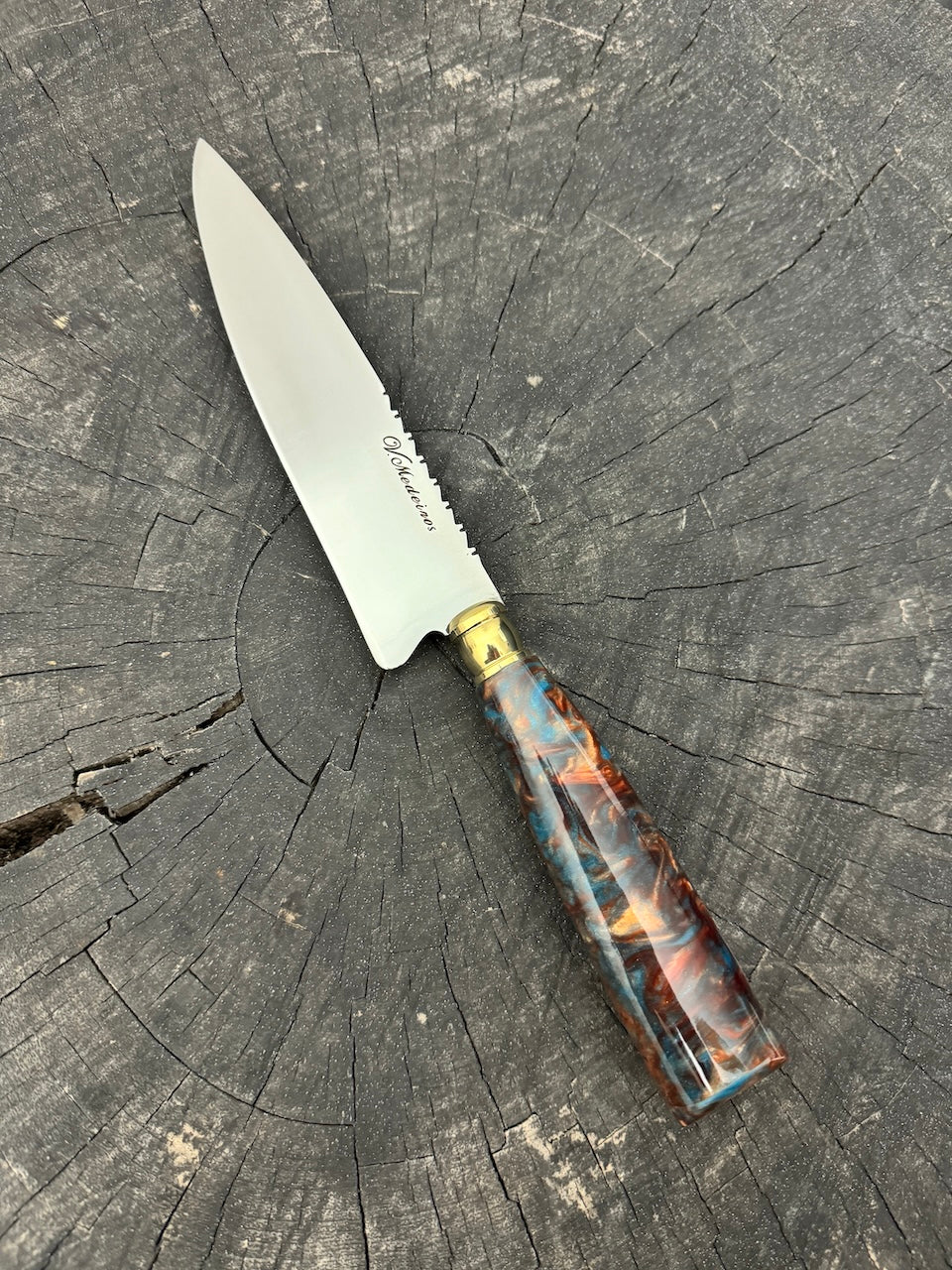 6&quot; Utility Knife, Custom Block, SS440 - 150mm