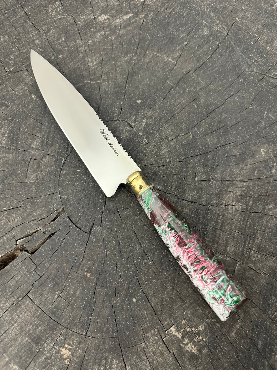 6&quot; Utility Knife, Custom Block, SS440 - 150mm