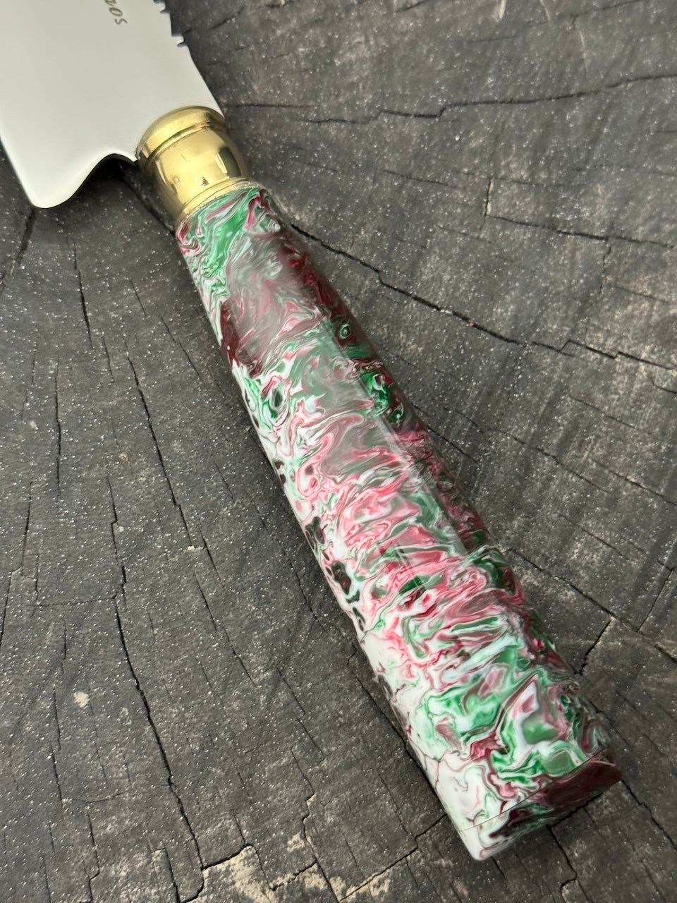 6&quot; Utility Knife, Custom Block, SS440 - 150mm