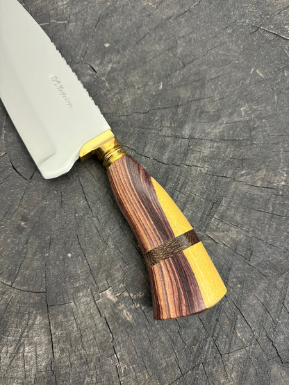 8&quot; Picanha Chef Knife, Native Hardwood, SS440 - 200mm