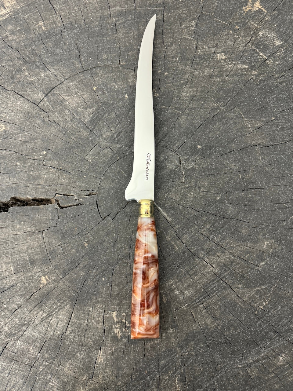 8&quot; Boning Knife, Custom Block, SS420 - 200mm