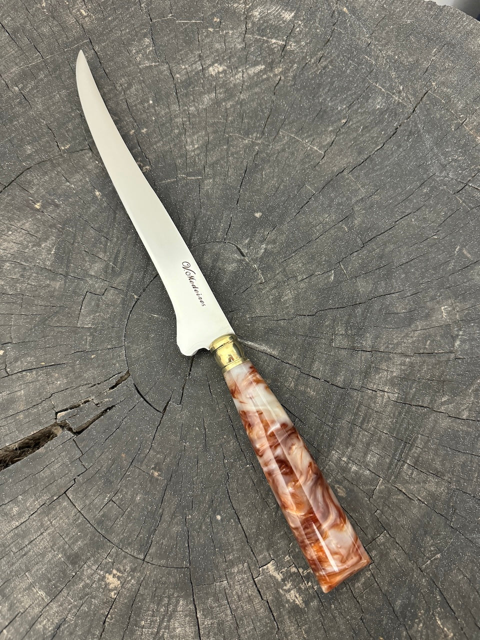 8&quot; Boning Knife, Custom Block, SS420 - 200mm