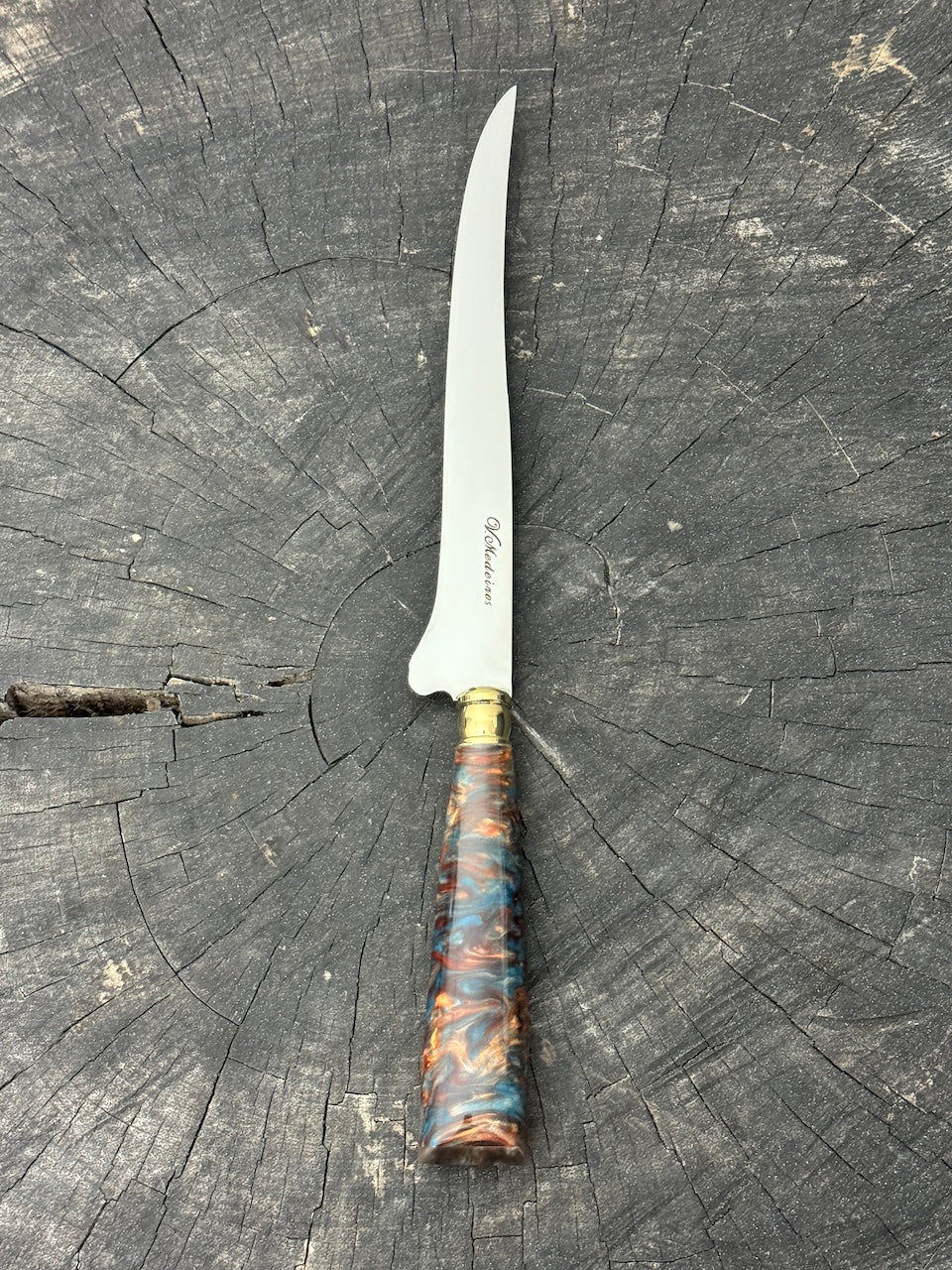 8&quot; Boning Knife, Custom Block, SS420 - 200mm