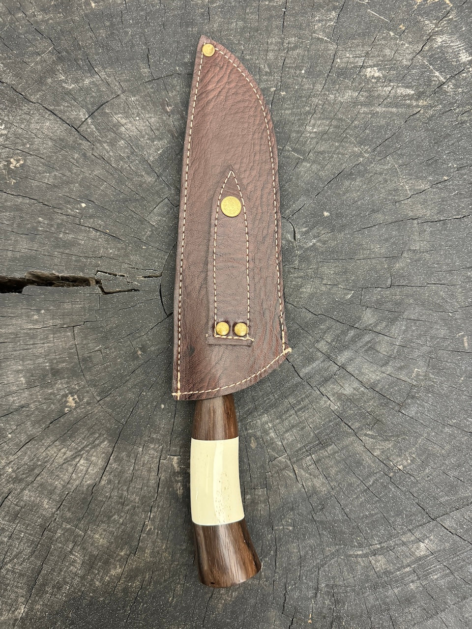 8&quot; Artisan Knife, Native Hardwood, SS440 - 190mm