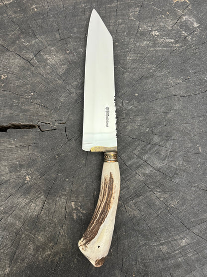 9&quot; Bunka Pro Knife, Deer Antler, SS440 - 220mm